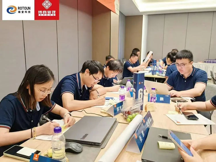 Het managementteam van ons bedrijf voerde een trainingssessie uit met de titel 